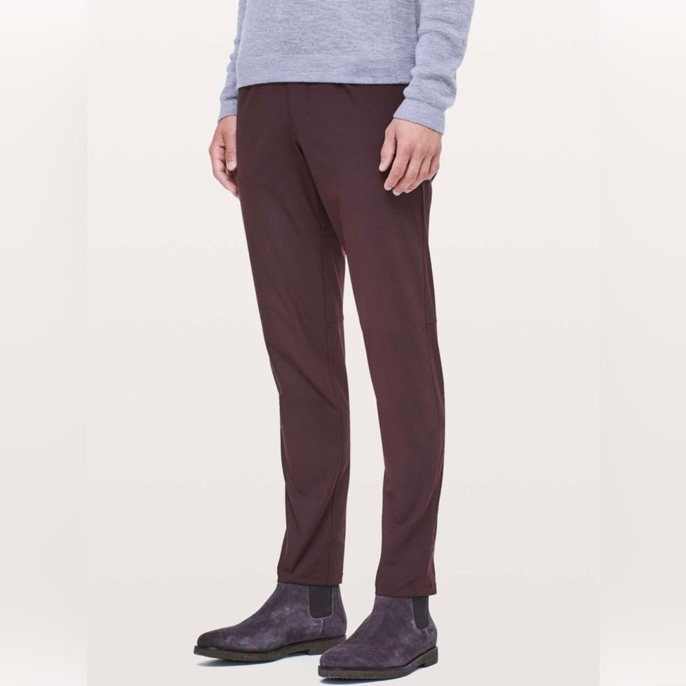 Lululemon Men’s ABC Classic Pant,Size-32” x 33”,Color-Black Plum